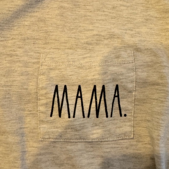 Rae Dunn cropped “Mama” tshirt XL - Picture 2 of 4
